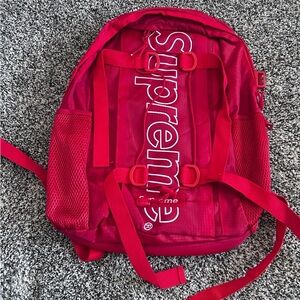 Supreme Red Backpack FW18 ‼️